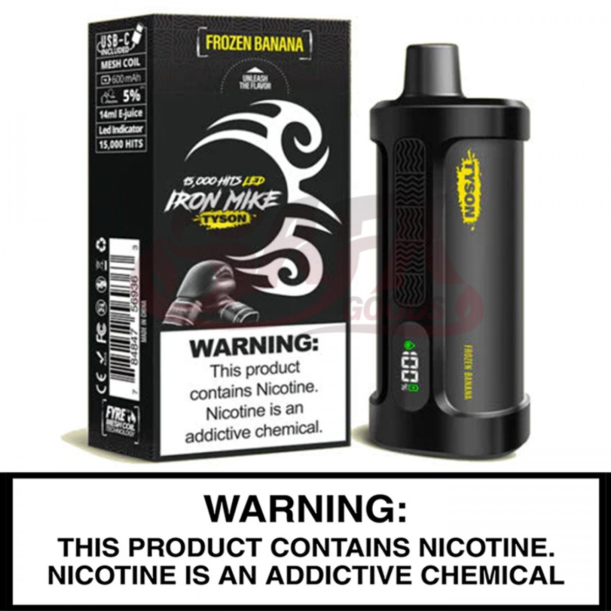 Tyson - Iron Mike 15000 Puff Disposable Vapes [5PC]